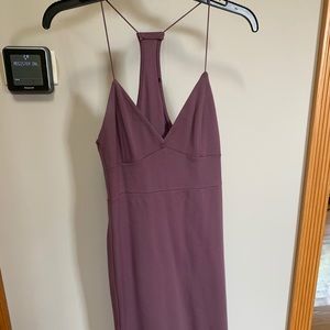 Lavender midi dress